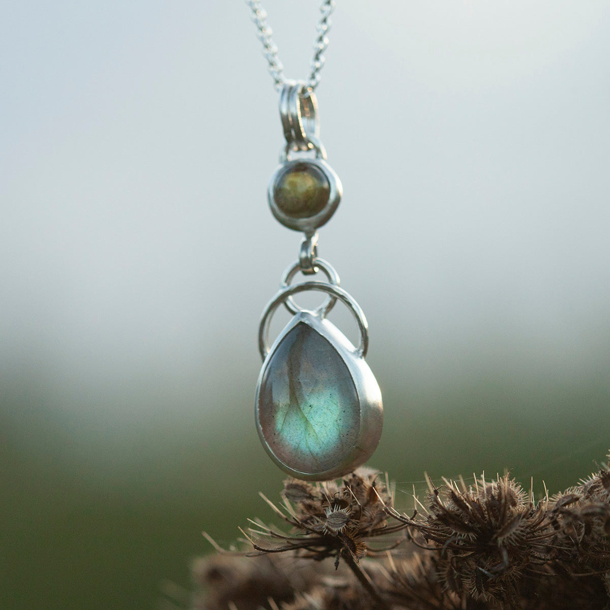 OOAK Osmose pendant #13 • labradorite (ready to ship)