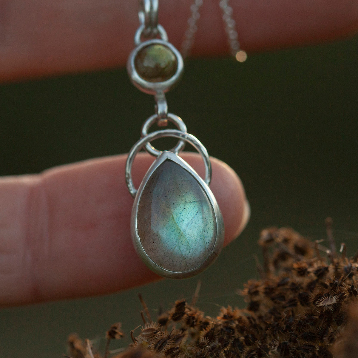 OOAK Osmose pendant #13 • labradorite (ready to ship)