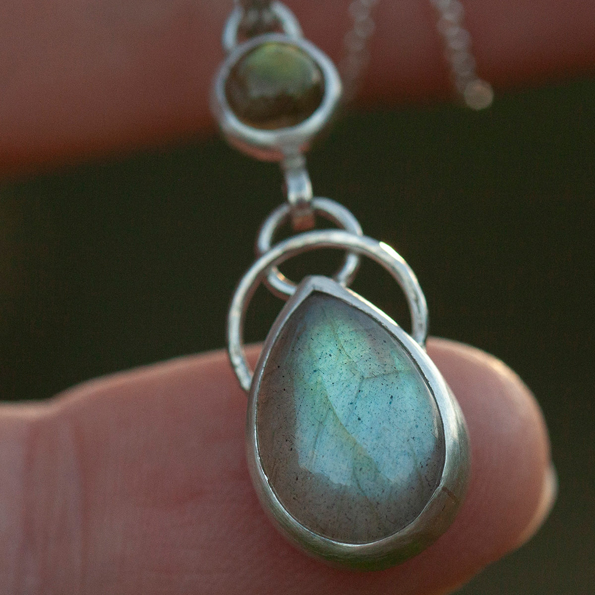 OOAK Osmose pendant #13 • labradorite (ready to ship)