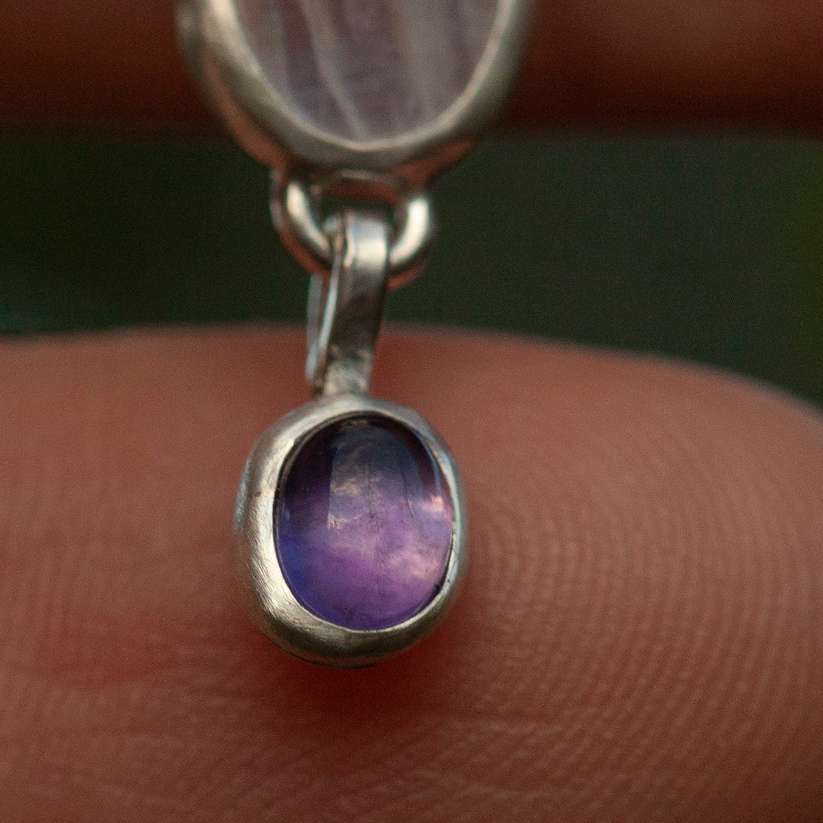 OOAK Osmose pendant #15 • labradorite & amethyst (ready to ship)