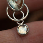 Lade das Bild in den Galerie-Viewer, OOAK Osmose pendant #17 • aquamarine &amp; citrine (ready to ship)
