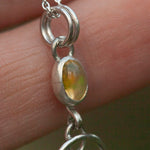 Lade das Bild in den Galerie-Viewer, OOAK Osmose pendant #18 • labradorite &amp; opal (ready to ship)
