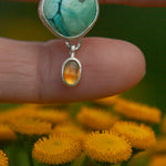 Lade das Bild in den Galerie-Viewer, OOAK Osmose pendant #19 • turquoise &amp; opal (ready to ship)
