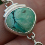 Lade das Bild in den Galerie-Viewer, OOAK Osmose pendant #19 • turquoise &amp; opal (ready to ship)
