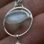 Load image into Gallery viewer, OOAK Osmose pendant #21 • moonstone &amp; kyanite (ready to ship)
