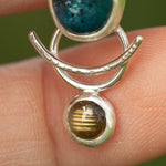 Afbeelding in Gallery-weergave laden, OOAK Osmose pendant #22 • kyanite &amp; labradorite (ready to ship)
