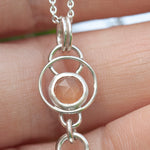 Charger l&#39;image dans la galerie, OOAK Osmose pendant #24 • larimare &amp; moonstone (ready to ship)
