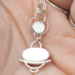 Charger l&#39;image dans la galerie, OOAK Osmose pendant #24 • larimare &amp; moonstone (ready to ship)
