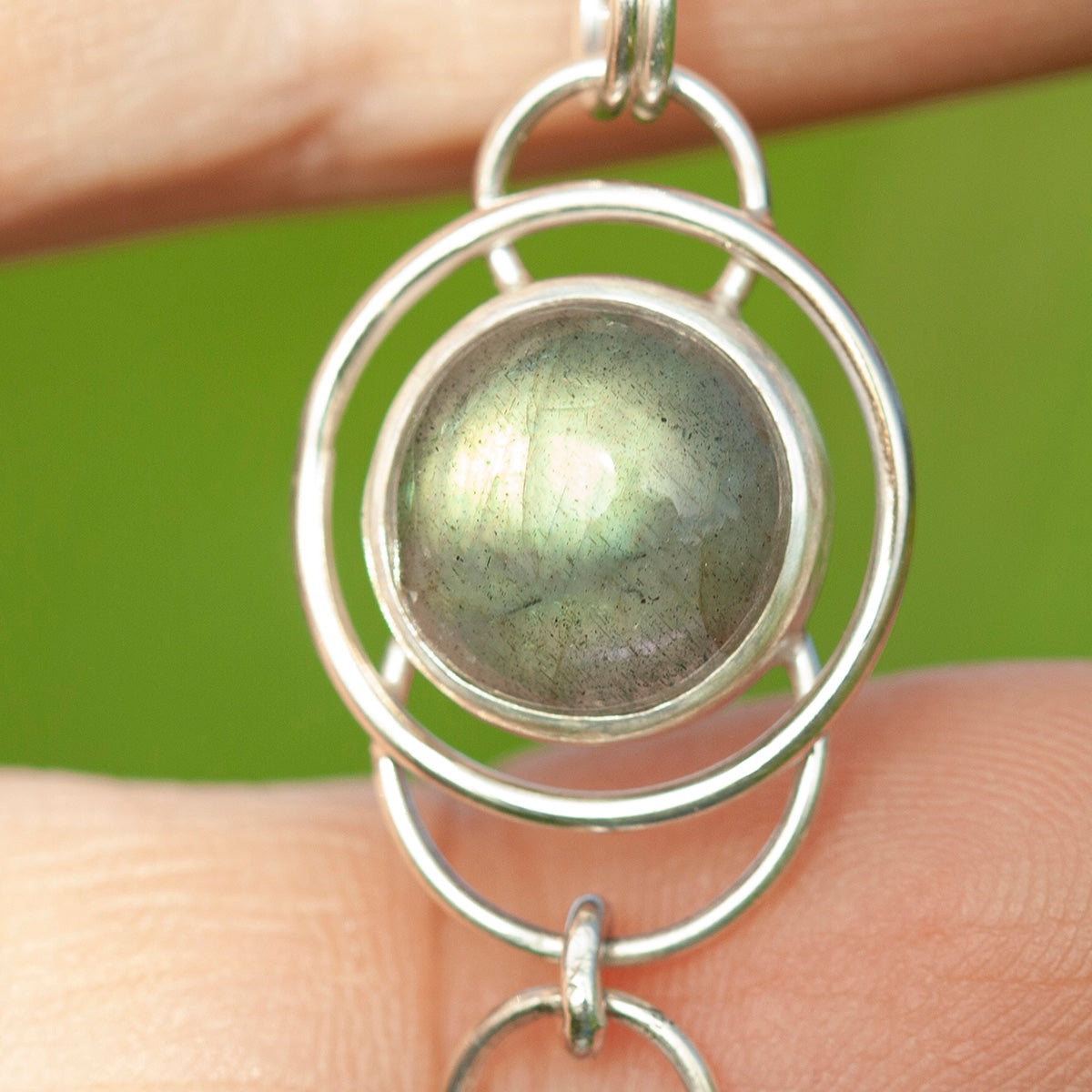 OOAK Osmose pendant #27 • Labradorite & Onix (ready to ship)