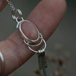 Charger l&#39;image dans la galerie, OOAK stone pendant #31 • Moonstone (ready to ship)
