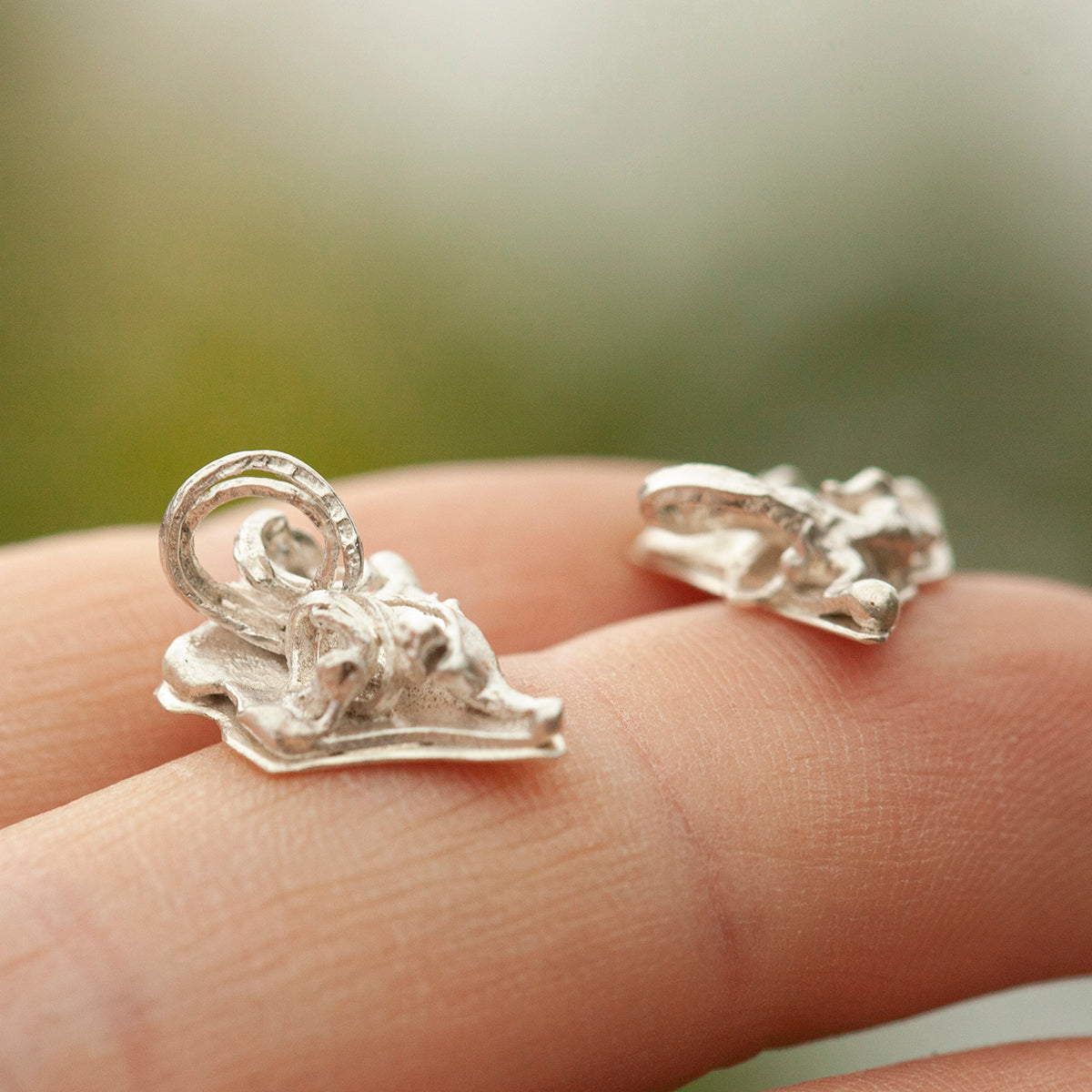 Pendientes Keira pieza única #10 ~ plata (listos para enviar)