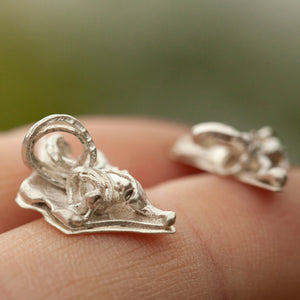 OOAK Keira earrings #10 ~ silver (ready-to-ship)