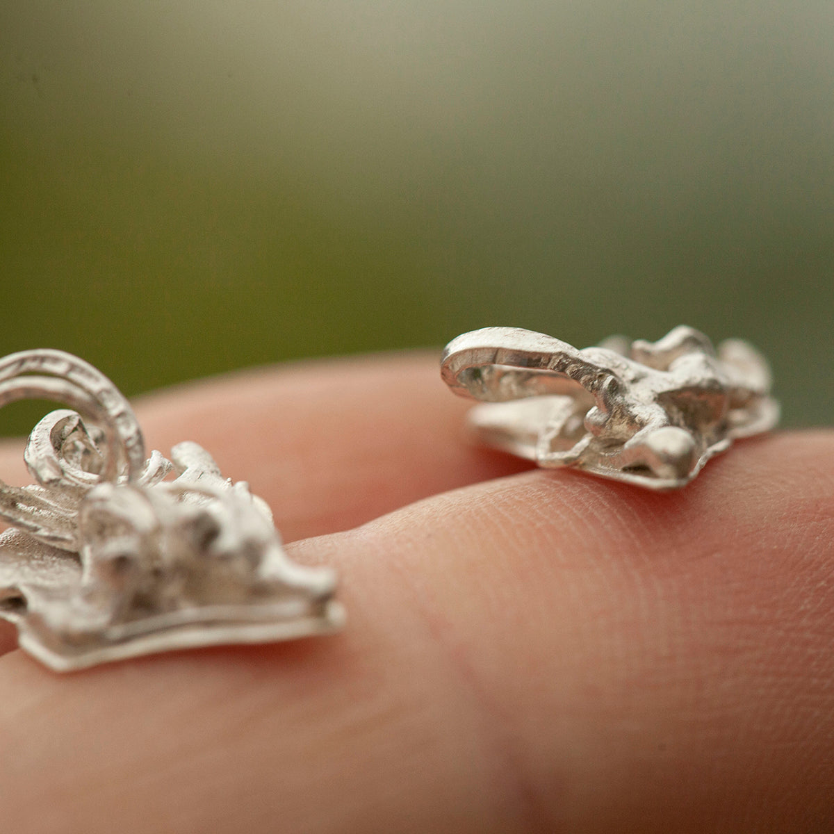 Pendientes Keira pieza única #10 ~ plata (listos para enviar)