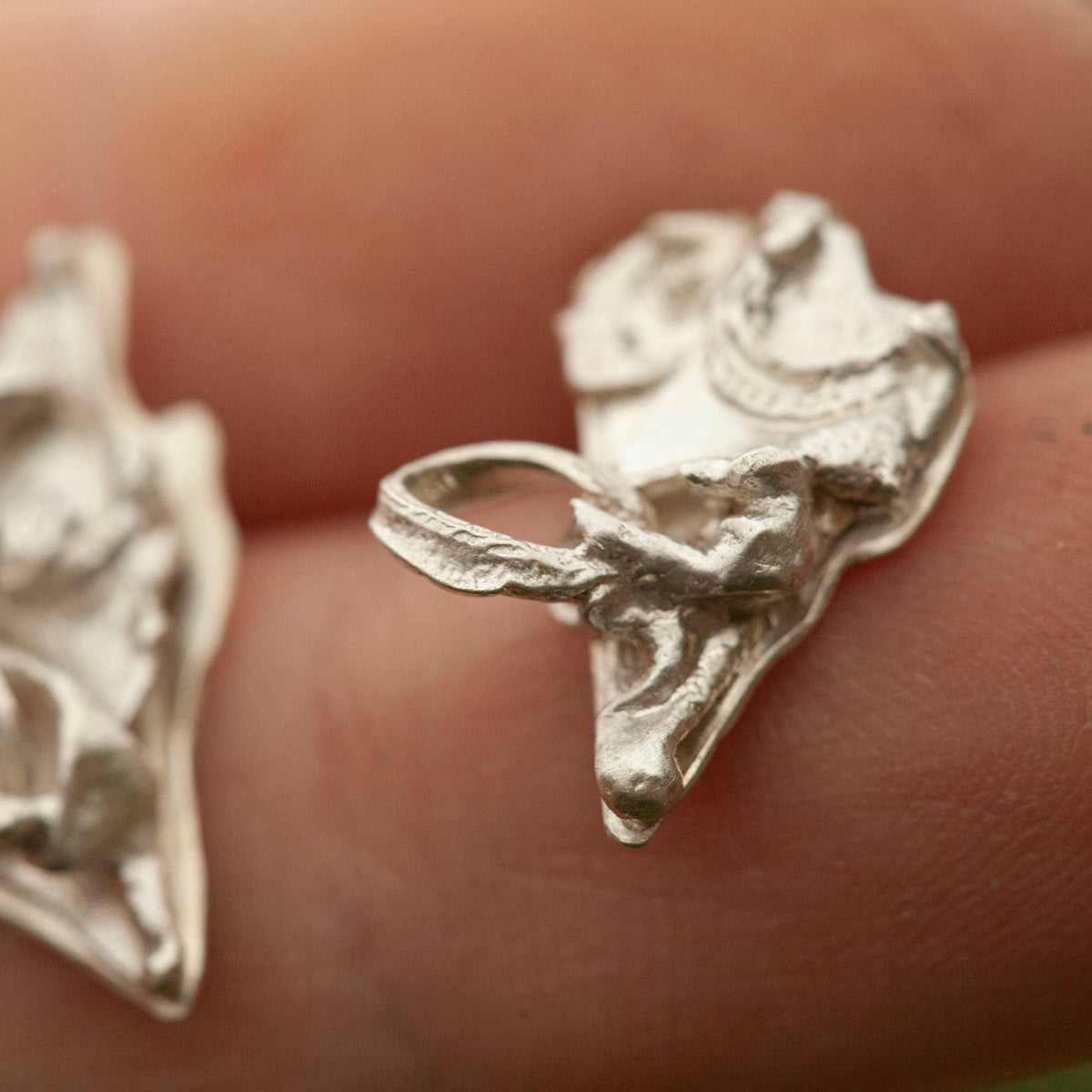 Pendientes Keira pieza única #10 ~ plata (listos para enviar)