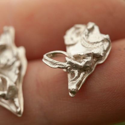 Pendientes Keira pieza única #10 ~ plata (listos para enviar)