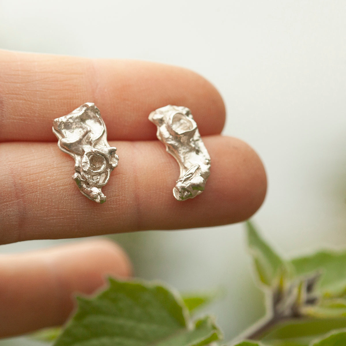 Boucles d'oreilles Keira pièce unique #12 ~ argent (prêt à expédier)