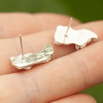 Lade das Bild in den Galerie-Viewer, OOAK Keira earrings #12 ~ silver (ready-to-ship)
