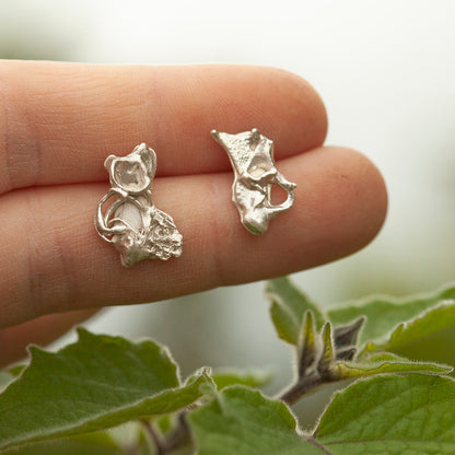 Boucles d'oreilles Keira pièce unique #14 ~ argent (prêt à expédier)
