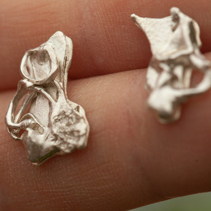 Boucles d'oreilles Keira pièce unique #14 ~ argent (prêt à expédier)