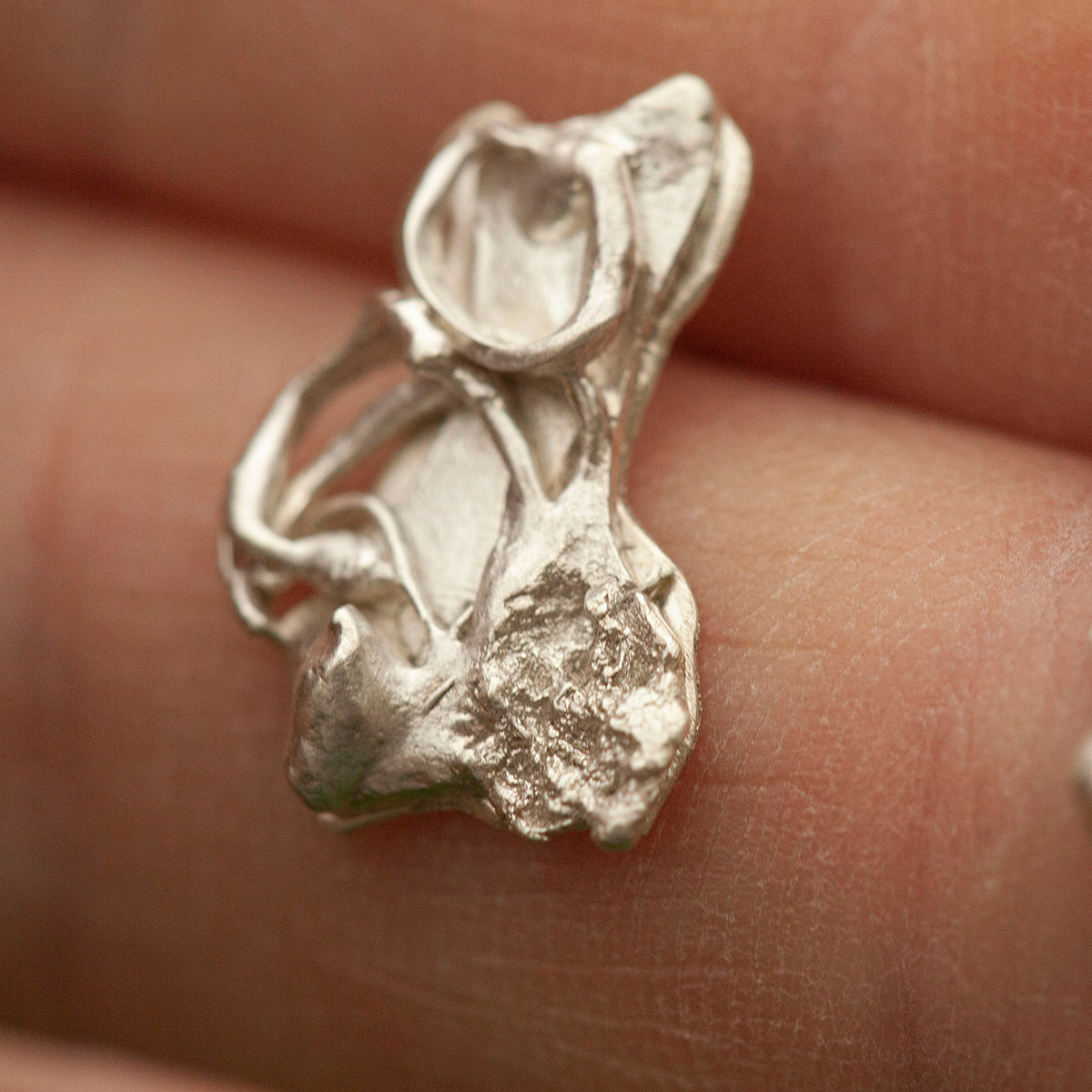 Boucles d'oreilles Keira pièce unique #14 ~ argent (prêt à expédier)