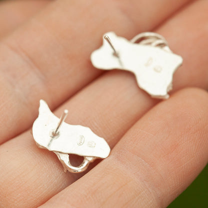Boucles d'oreilles Keira pièce unique #14 ~ argent (prêt à expédier)