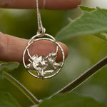 Lade das Bild in den Galerie-Viewer, OOAK Keira pendant #3 ~ silver (ready-to-ship)
