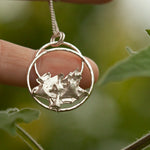 Lade das Bild in den Galerie-Viewer, OOAK Keira pendant #3 ~ silver (ready-to-ship)
