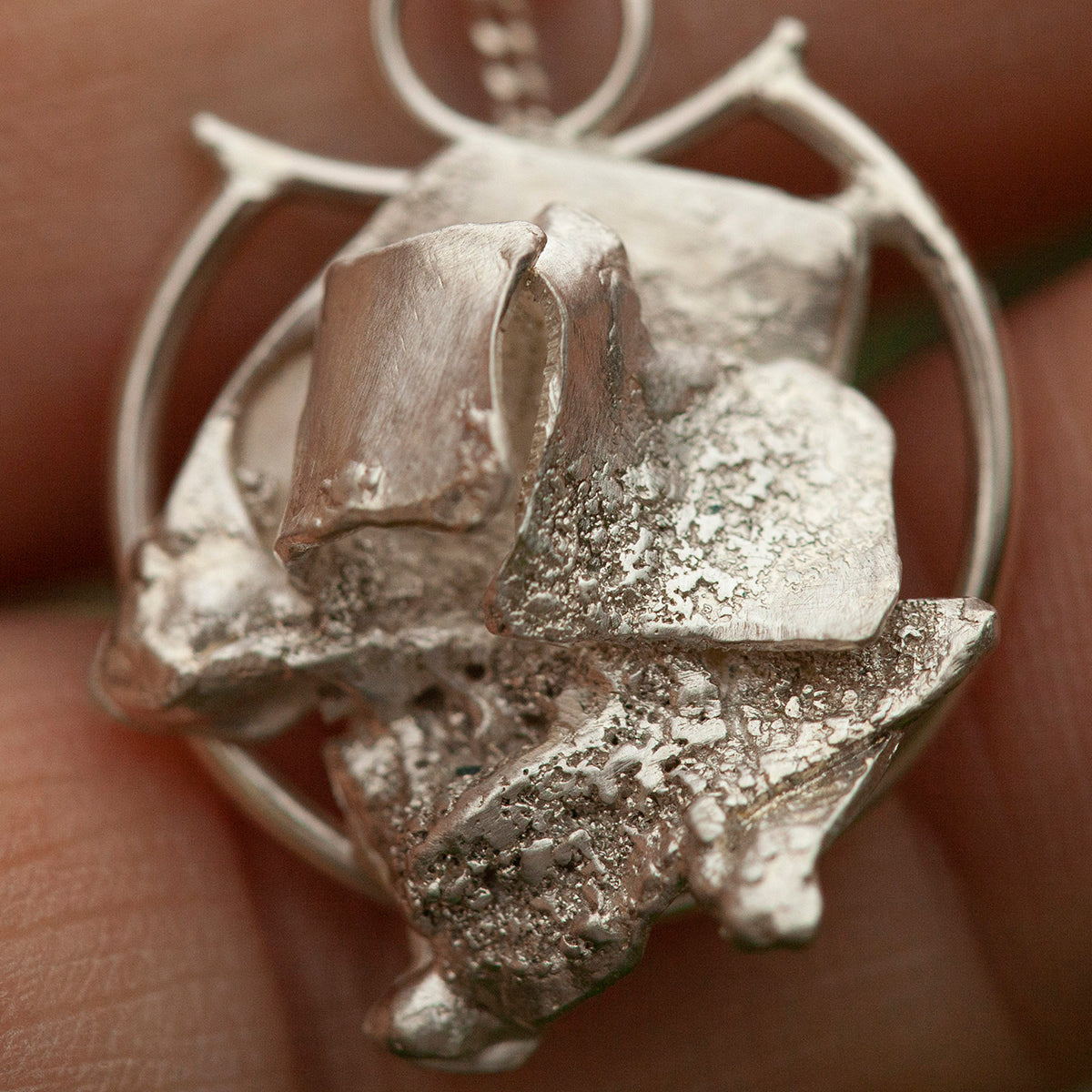 OOAK Keira pendant #4 ~ silver (ready-to-ship)