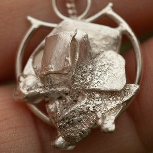 OOAK Keira pendant #4 ~ silver (ready-to-ship)