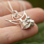 Lade das Bild in den Galerie-Viewer, OOAK Keira pendant #6 ~ silver (ready-to-ship)
