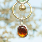 Load image into Gallery viewer, OOAK Osmose pendant # 31 in Silver &amp; solid 18K gold, kyanite &amp; citrine (ready to ship)
