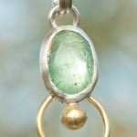 Load image into Gallery viewer, OOAK Osmose pendant # 31 in Silver &amp; solid 18K gold, kyanite &amp; citrine (ready to ship)
