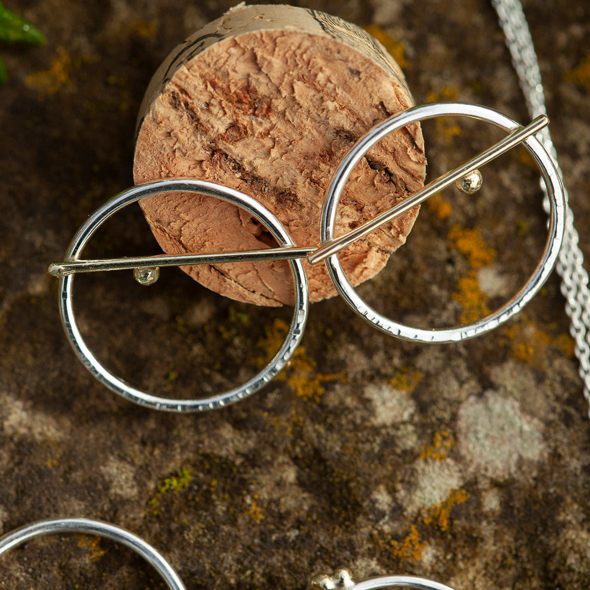 OOAK Gold & silver earrings #6  (ready to ship)