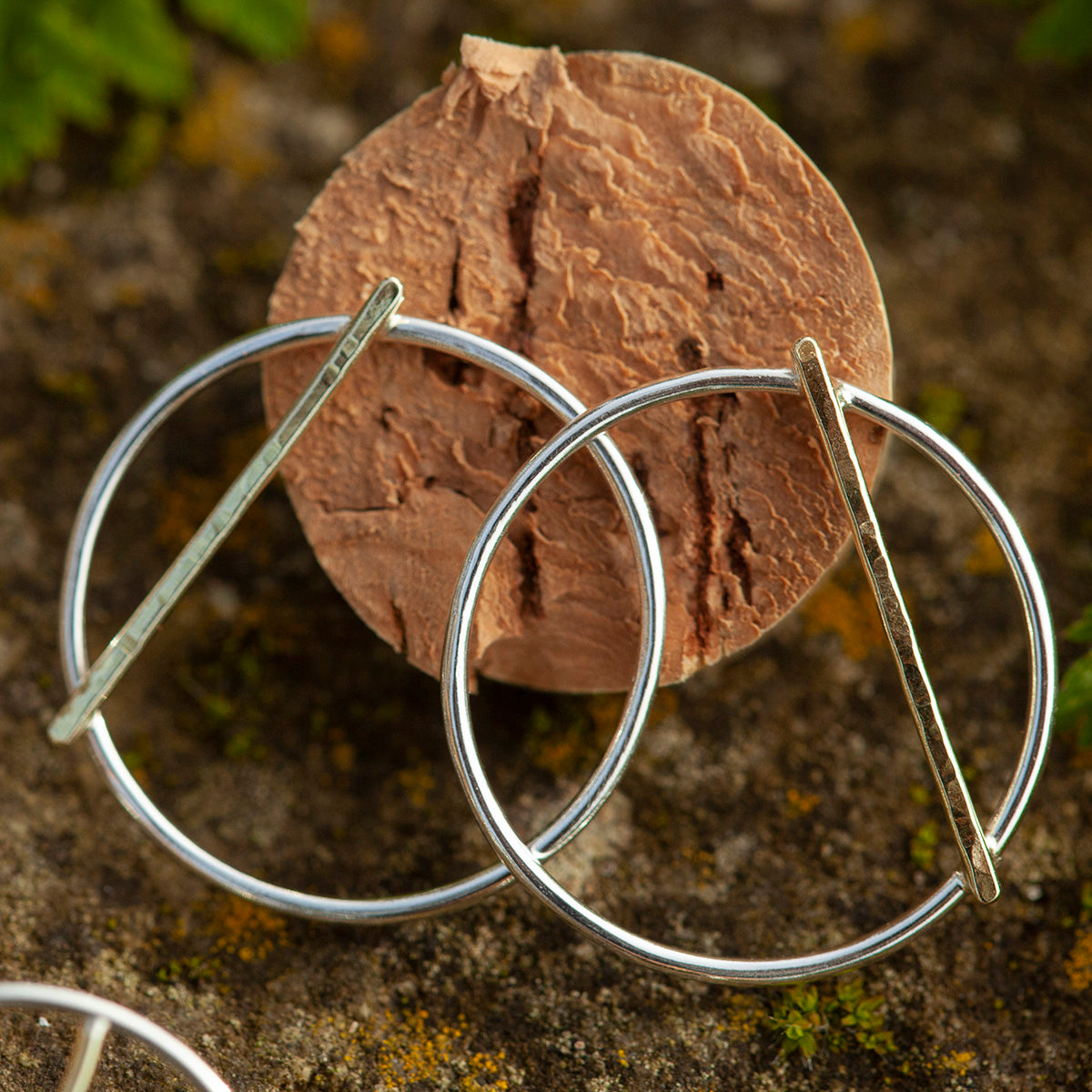 OOAK Gold & silver earrings #5  (ready to ship)
