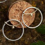 Load image into Gallery viewer, OOAK Gold &amp; silver earrings #7  (ready to ship)
