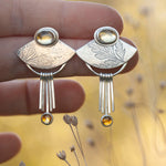 Lade das Bild in den Galerie-Viewer, OOAK Aina earrings #9 • Citrine (ready to ship)
