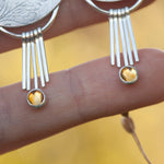 Lade das Bild in den Galerie-Viewer, OOAK Aina earrings #9 • Citrine (ready to ship)
