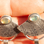 Lade das Bild in den Galerie-Viewer, OOAK Vegetal Elira earrings #13 • Opal (ready to ship)
