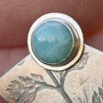 Lade das Bild in den Galerie-Viewer, OOAK Vegetal Elira earrings #14 • Larimar (ready to ship)
