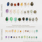 Afbeelding in Gallery-weergave laden, Choose Your Stone : Surprise Osmose Pendant   (made to order)
