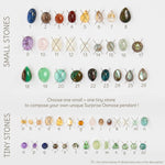 Afbeelding in Gallery-weergave laden, Choose Your Stone : Surprise Osmose Pendant   (made to order)
