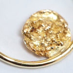 Load image into Gallery viewer, OOAK Moon Halo pendant in solid 18k yellow gold (ready-to-ship)
