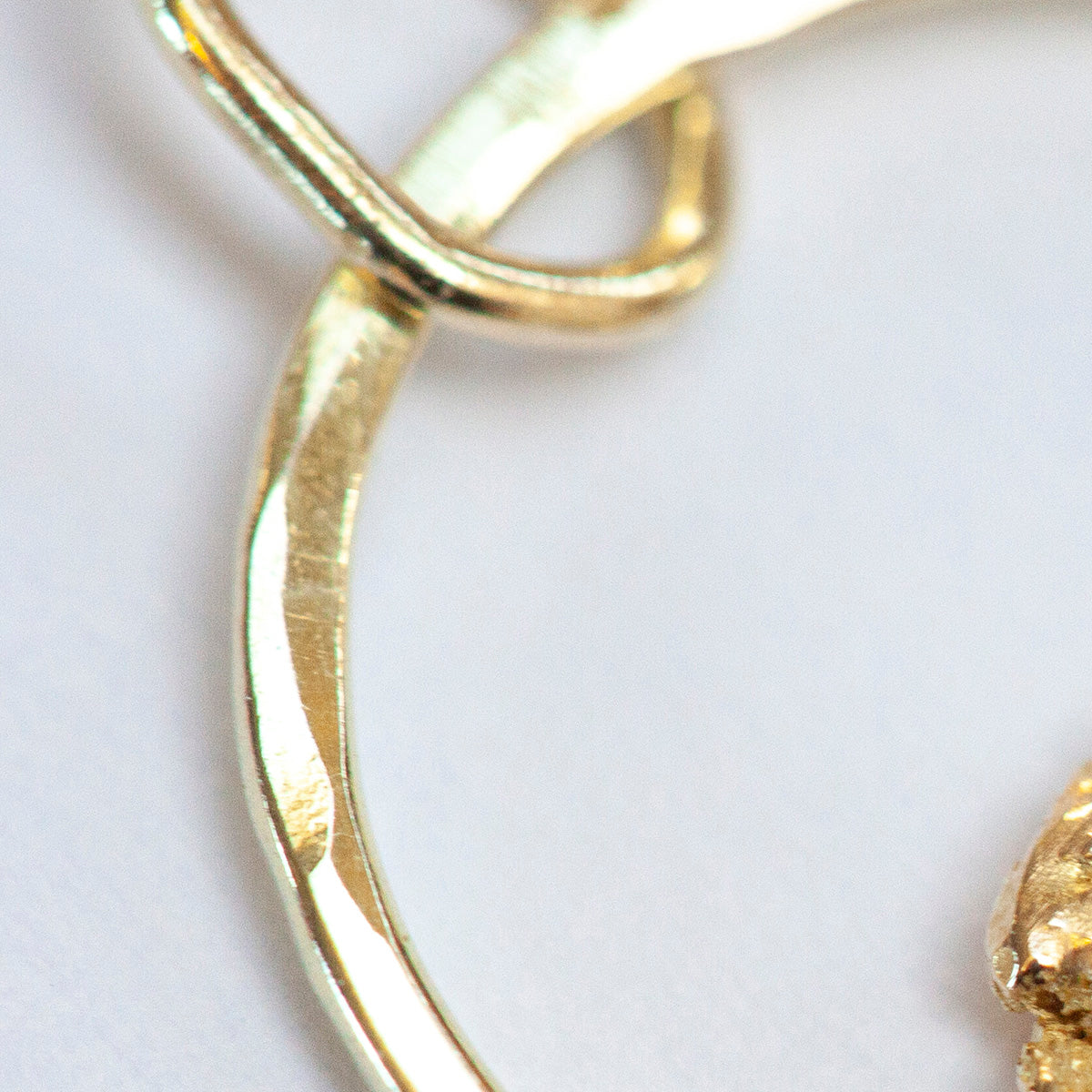 OOAK Moon Halo pendant in solid 18k yellow gold (ready-to-ship)