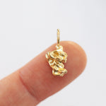 Load image into Gallery viewer, OOAK Rice pendant in solid 18k yellow gold (ready-to-ship)
