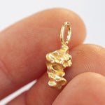Load image into Gallery viewer, OOAK Rice pendant in solid 18k yellow gold (ready-to-ship)
