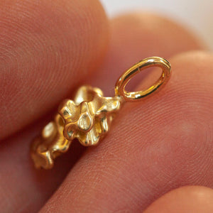 OOAK Rice pendant in solid 18k yellow gold (ready-to-ship)