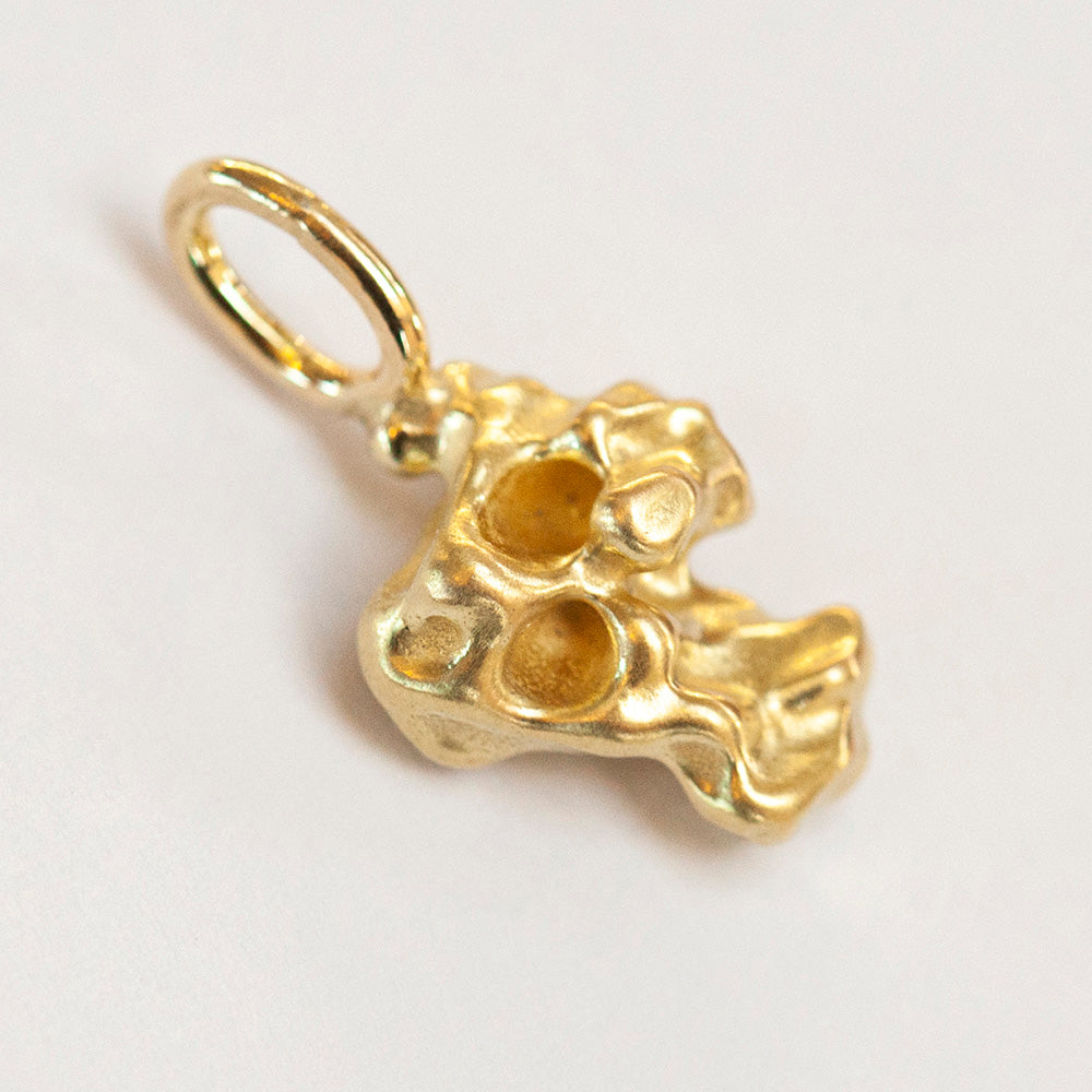 OOAK Rice pendant in solid 18k yellow gold (ready-to-ship)