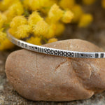 Load image into Gallery viewer, OOAK Ethnic bracelet in silver #15 • size 5,75cm (ready-to-ship)
