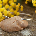 Load image into Gallery viewer, OOAK Ethnic bracelet in silver #15 • size 5,75cm (ready-to-ship)
