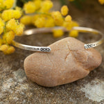 Afbeelding in Gallery-weergave laden, OOAK Ethnic bracelet in silver #17 • size 5,5cm (ready-to-ship)
